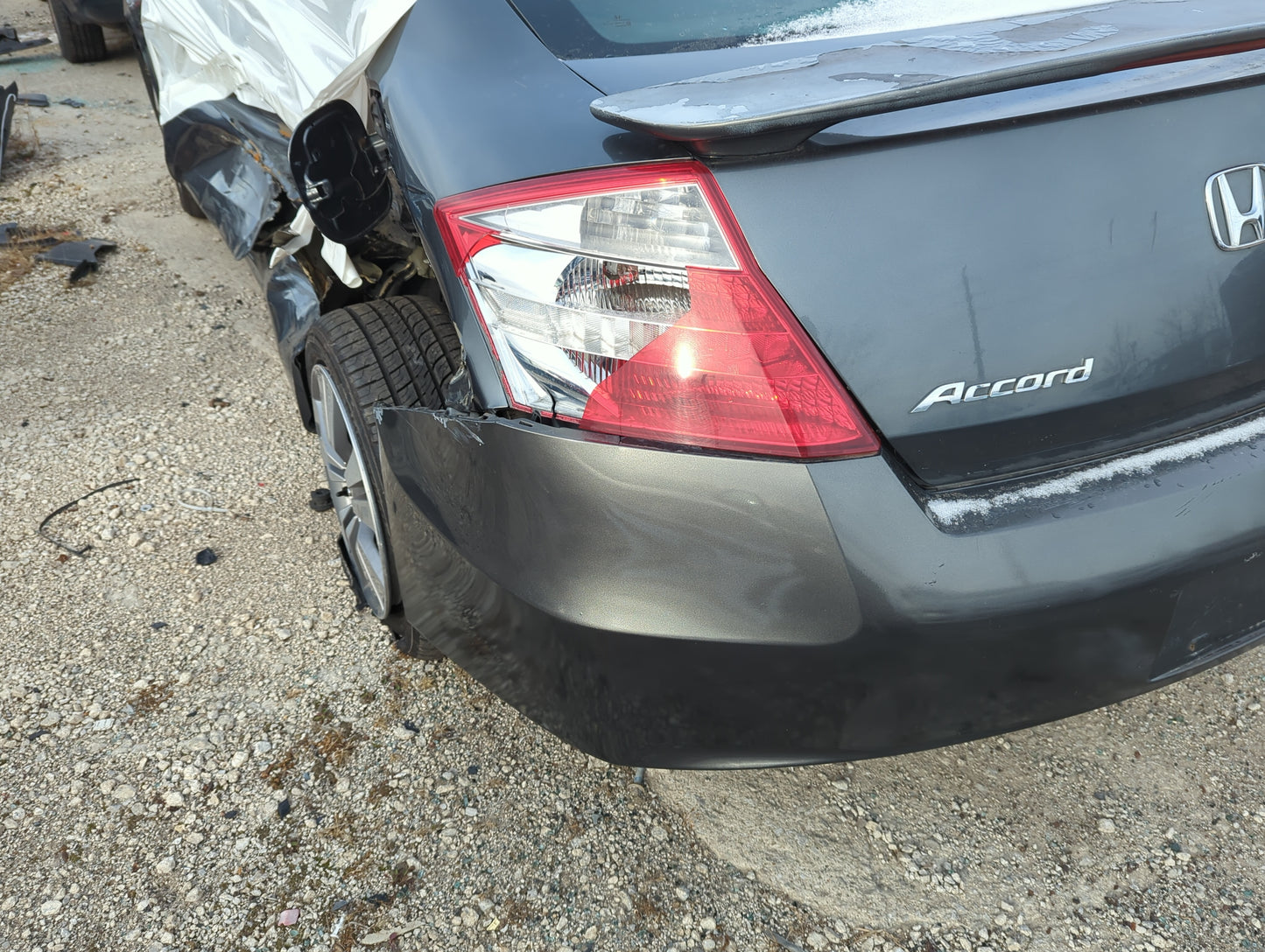 2008-2012 Honda Accord Rear Bumper Assembly Oem 1289444 - Oemusedautoparts1.com