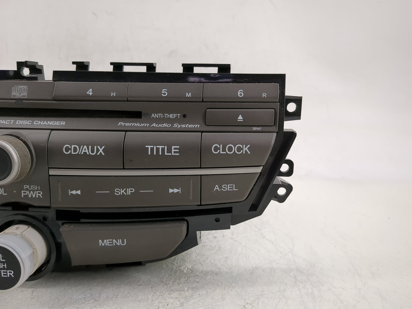 2010 Honda Accord Radio AM FM Cd Player Receiver Replacement P/N:39100-TA0-L610-M1 Fits OEM Used Auto Parts - Oemusedautopar