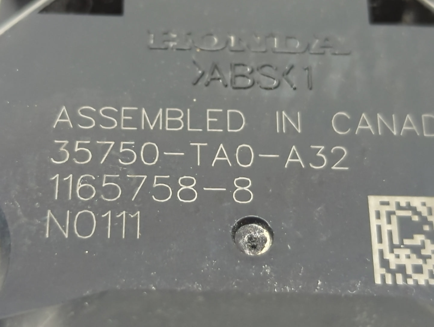 2008-2012 Honda Accord Master Power Window Switch Replacement Driver Side Left P/N:1165758-8 35750-TA0-A32 Fits OEM Used Aut