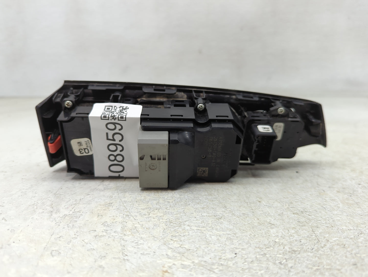 2008-2012 Honda Accord Master Power Window Switch Replacement Driver Side Left P/N:1165758-8 35750-TA0-A32 Fits OEM Used Aut