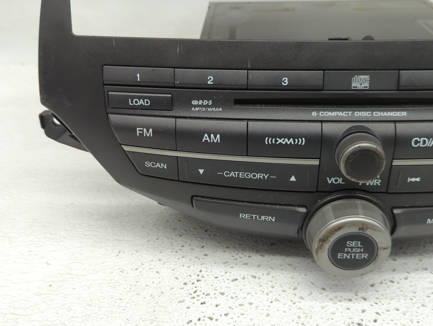 2010-2012 Honda Accord Radio AM FM Cd Player Receiver Replacement Fits Fits 2010 2011 2012 OEM Used Auto Parts - Oemusedauto