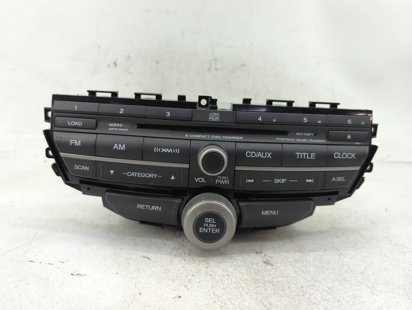 2010-2012 Honda Accord Radio AM FM Cd Player Receiver Replacement Fits Fits 2010 2011 2012 OEM Used Auto Parts - Oemusedauto
