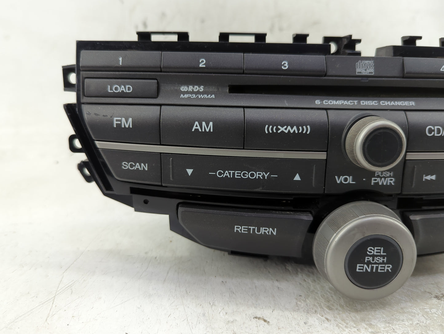 2010-2012 Honda Accord Radio AM FM Cd Player Receiver Replacement Fits Fits 2010 2011 2012 OEM Used Auto Parts - Oemusedauto