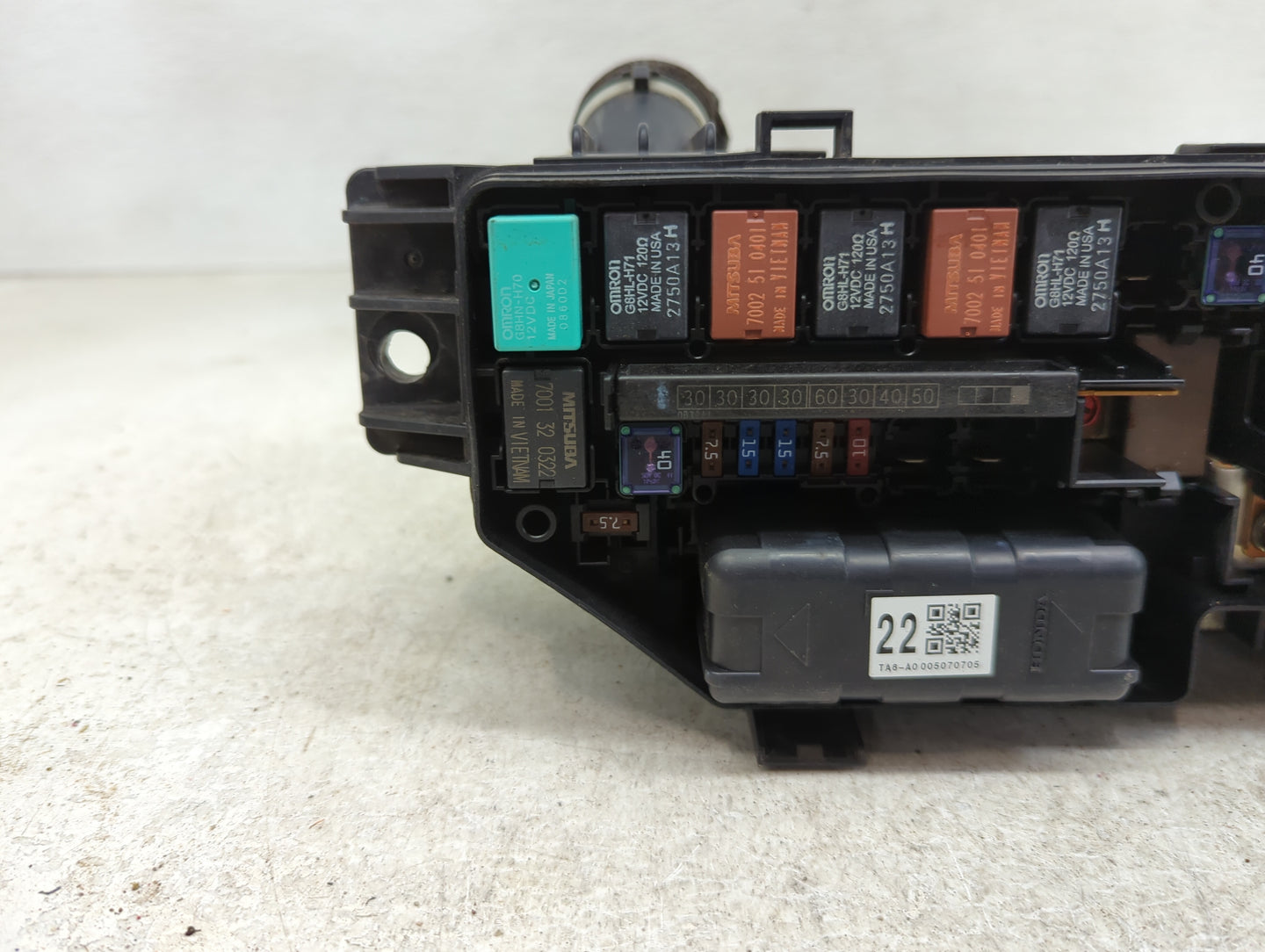2008-2012 Honda Accord Fusebox Fuse Box Panel Relay Module Fits Fits 2008 2009 2010 2011 2012 OEM Used Auto Parts - Oemuseda