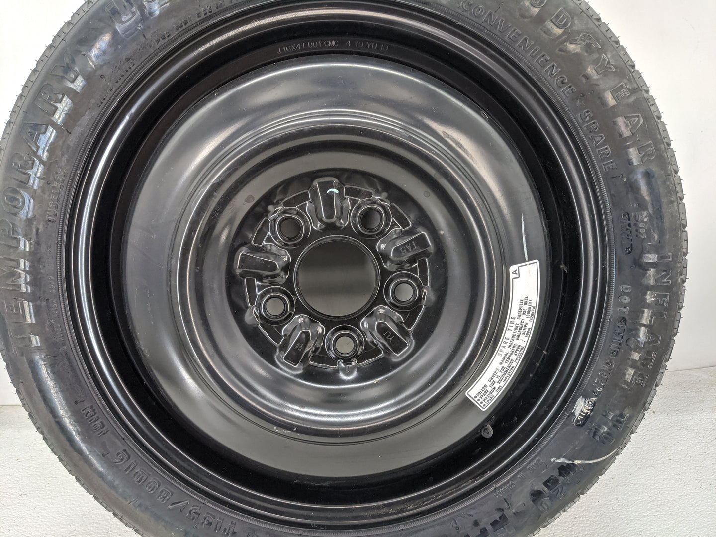 2008-2012 Honda Accord Spare Donut Tire Wheel Rim Oem - Oemusedautoparts1.com