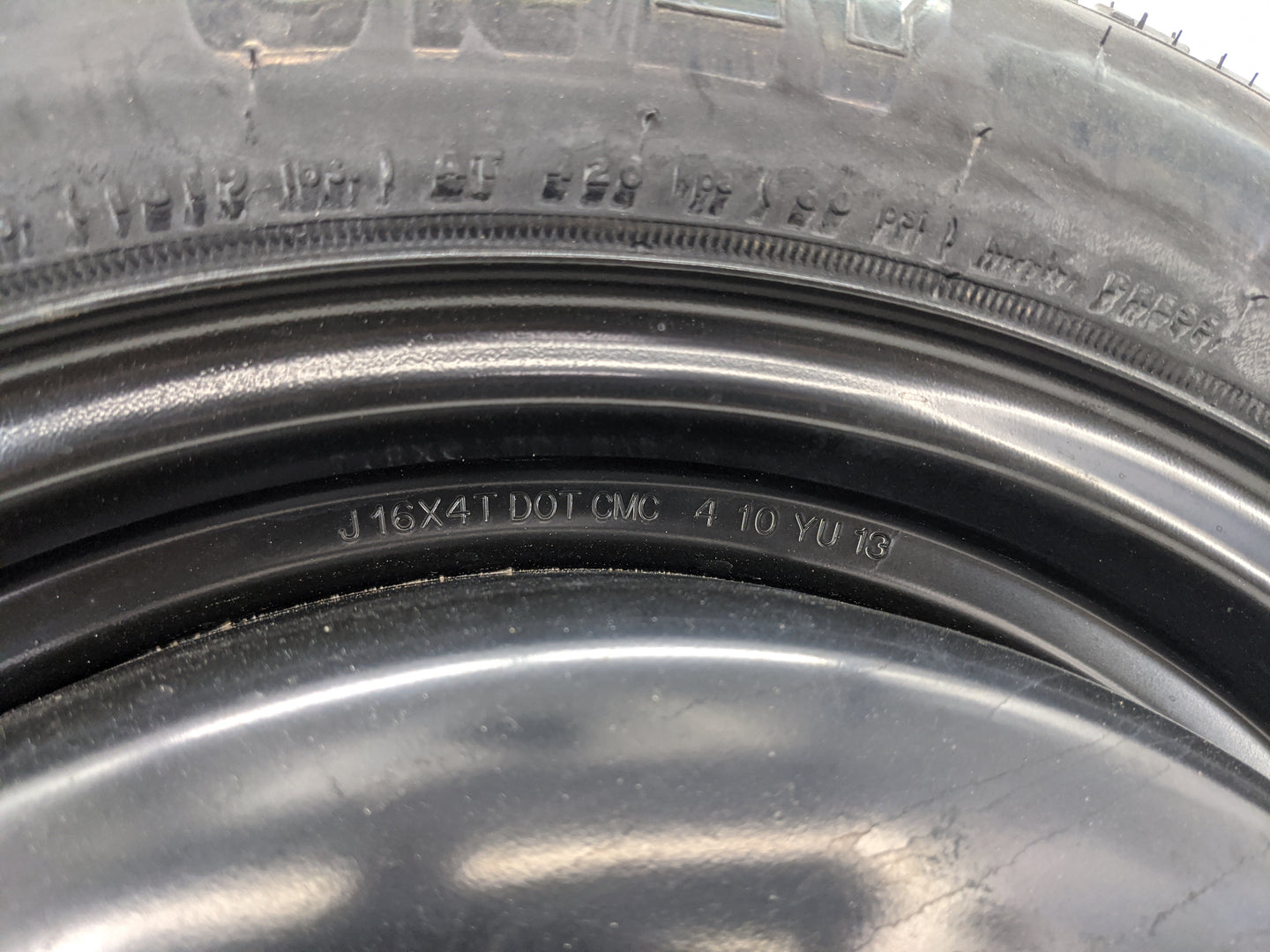 2008-2012 Honda Accord Spare Donut Tire Wheel Rim Oem - Oemusedautoparts1.com