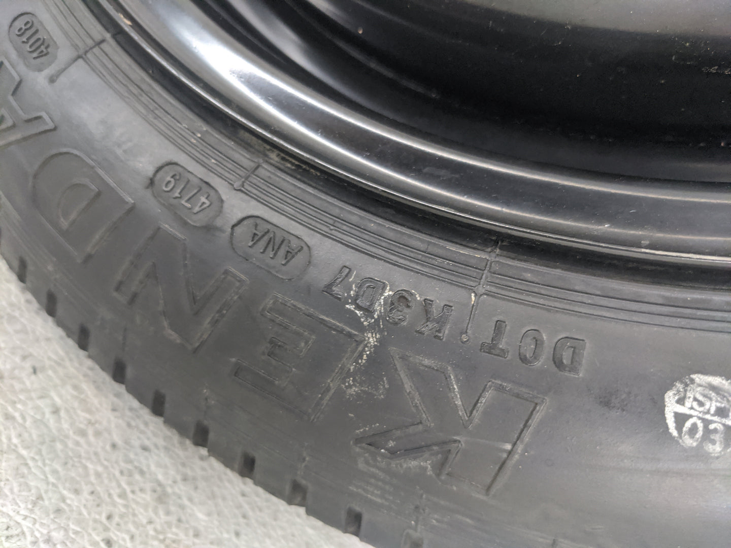 2008-2012 Honda Accord Spare Donut Tire Wheel Rim Oem 1420856 - Oemusedautoparts1.com