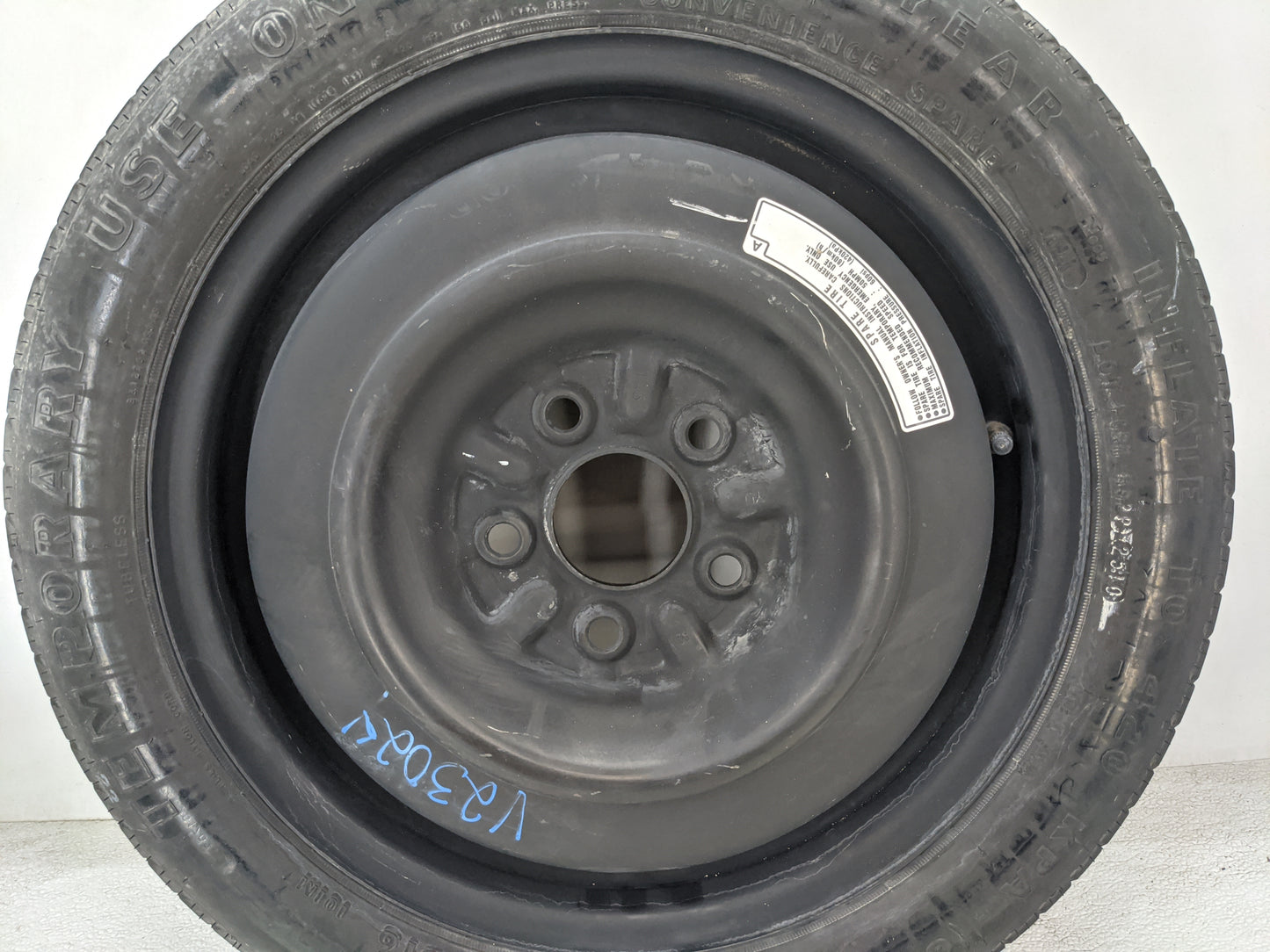 2008-2012 Honda Accord Spare Donut Tire Wheel Rim Oem - Oemusedautoparts1.com