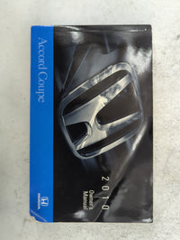 2010 Honda Accord Owners Manual Book Guide P/N:31TE0620 00X31-TE0-6201 OEM Used Auto Parts - Oemusedautoparts1.com