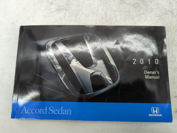 2010 Honda Accord Owners Manual Book Guide P/N:31TA5620 00X31-TA5-6201 OEM Used Auto Parts
