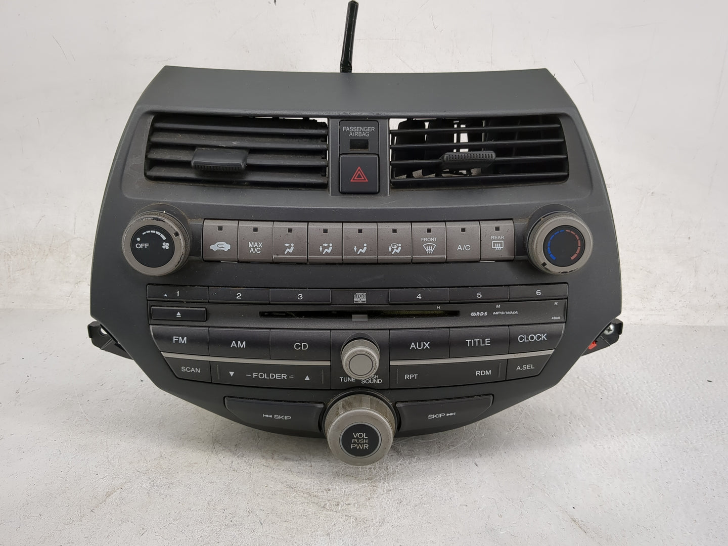 2008-2012 Honda Accord Climate Control Module Temperature AC/Heater Replacement P/N:39100-TA0-A01 PH-2910B Fits OEM Used Aut
