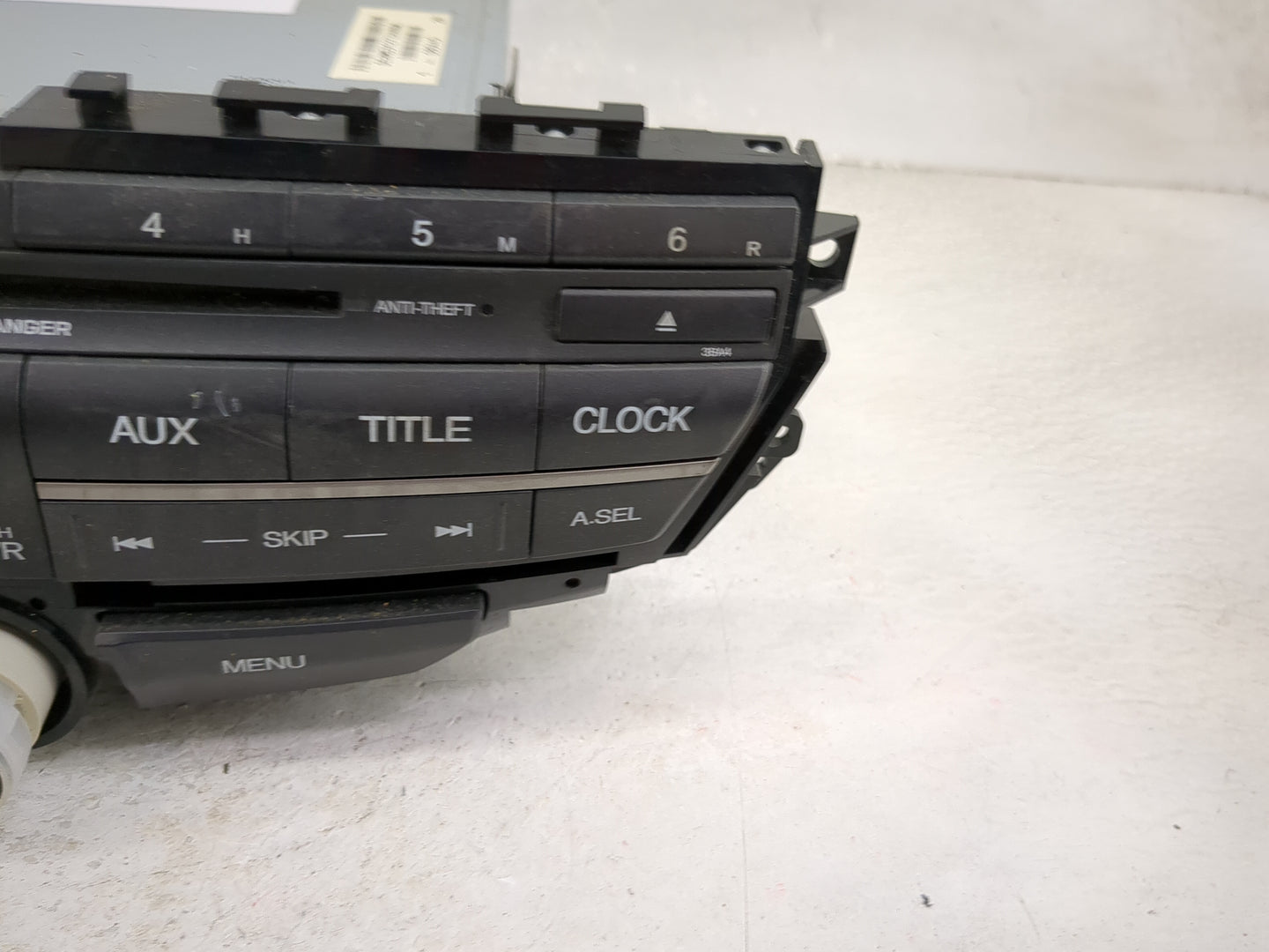 2008 Honda Accord Radio AM FM Cd Player Receiver Replacement P/N:39101-TE0-A311-M1 DEH-G3147ZHS1 Fits OEM Used Auto Parts - 