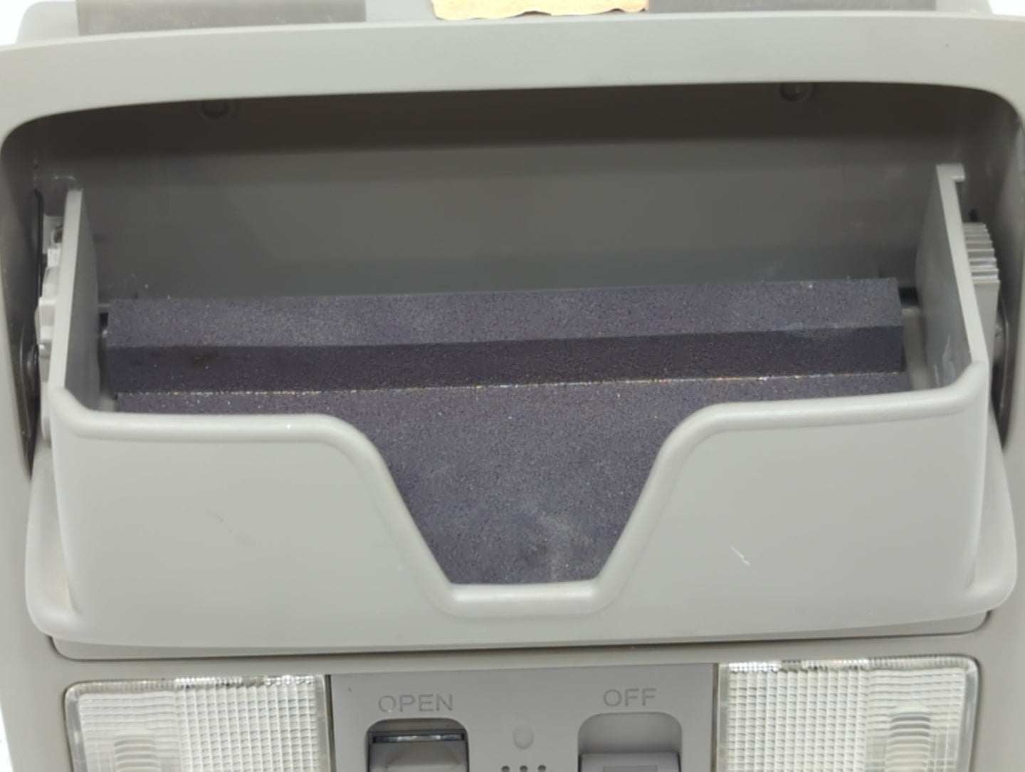 2010 Honda Accord Overhead Roof Console Beige - Oemusedautoparts1.com