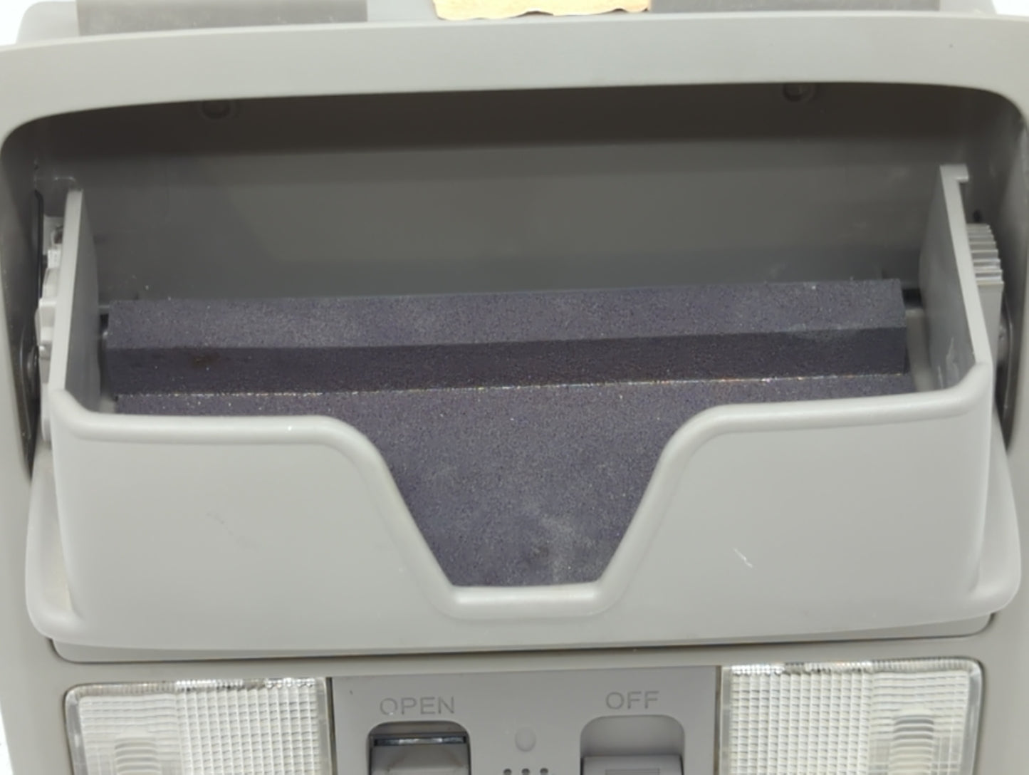 2010 Honda Accord Overhead Roof Console Beige - Oemusedautoparts1.com