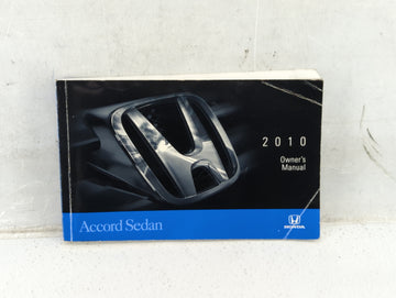 2010 Honda Accord Owners Manual Book Guide OEM Used Auto Parts - Oemusedautoparts1.com