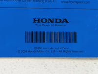 2010 Honda Accord Owners Manual Book Guide OEM Used Auto Parts - Oemusedautoparts1.com