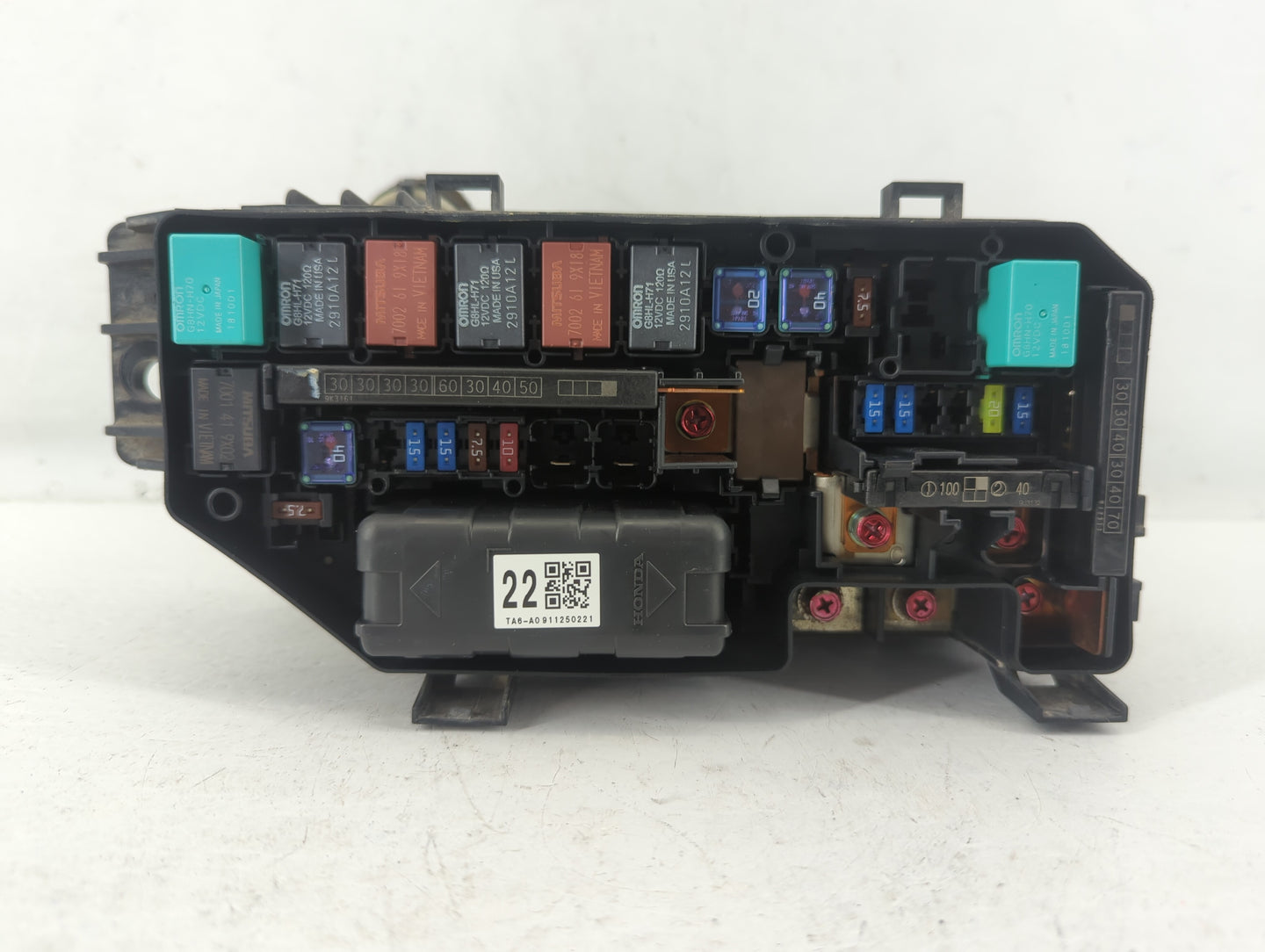 2008-2012 Honda Accord Fusebox Fuse Box Panel Relay Module Fits Fits 2008 2009 2010 2011 2012 OEM Used Auto Parts - Oemuseda
