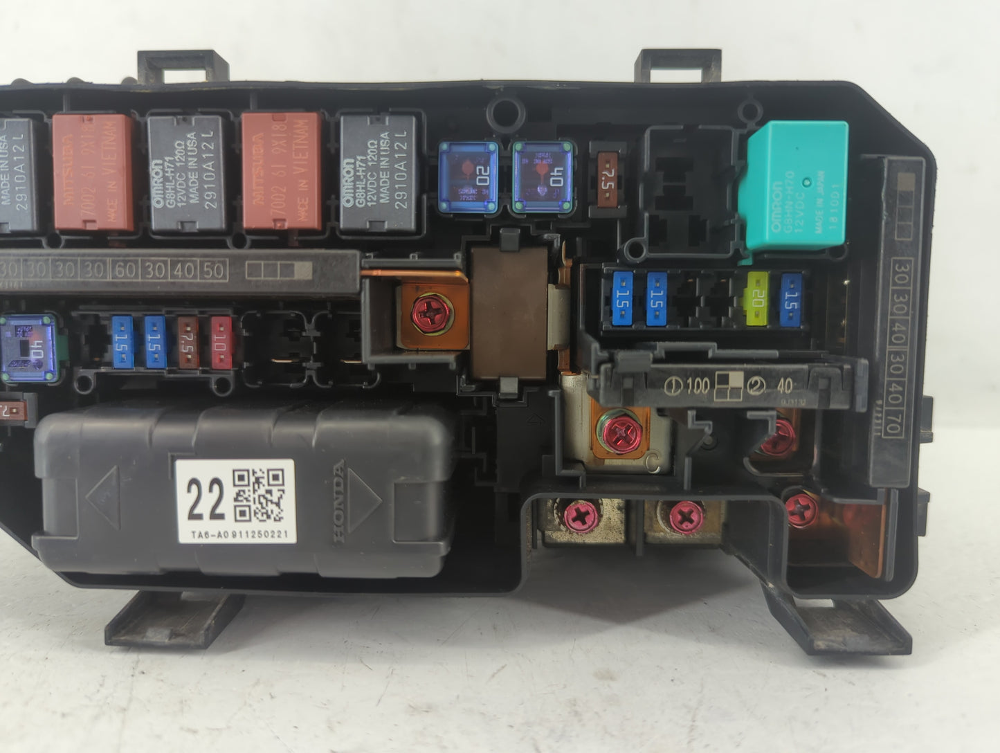 2008-2012 Honda Accord Fusebox Fuse Box Panel Relay Module Fits Fits 2008 2009 2010 2011 2012 OEM Used Auto Parts - Oemuseda