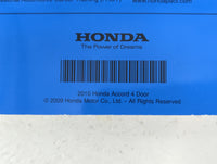 2010 Honda Accord Owners Manual Book Guide P/N:00X31-TA5-6201 OEM Used Auto Parts - Oemusedautoparts1.com