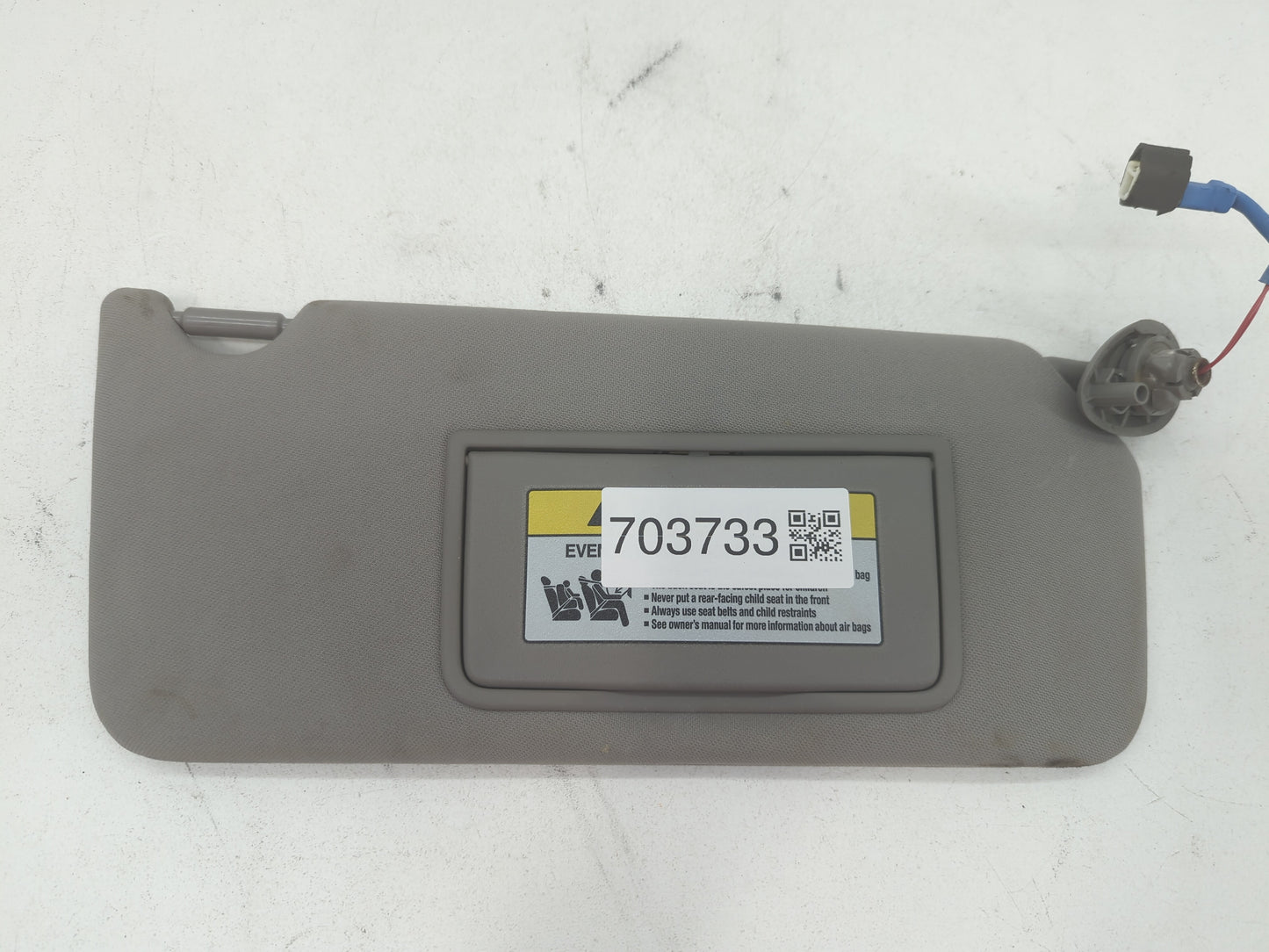 2010-2011 Honda Accord Sun Visor Shade Replacement Passenger Right Mirror Fits Fits 2010 2011 OEM Used Auto Parts - Oemuseda