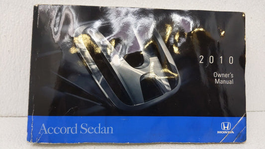 2010 Honda Accord Owners Manual Book Guide OEM Used Auto Parts - Oemusedautoparts1.com