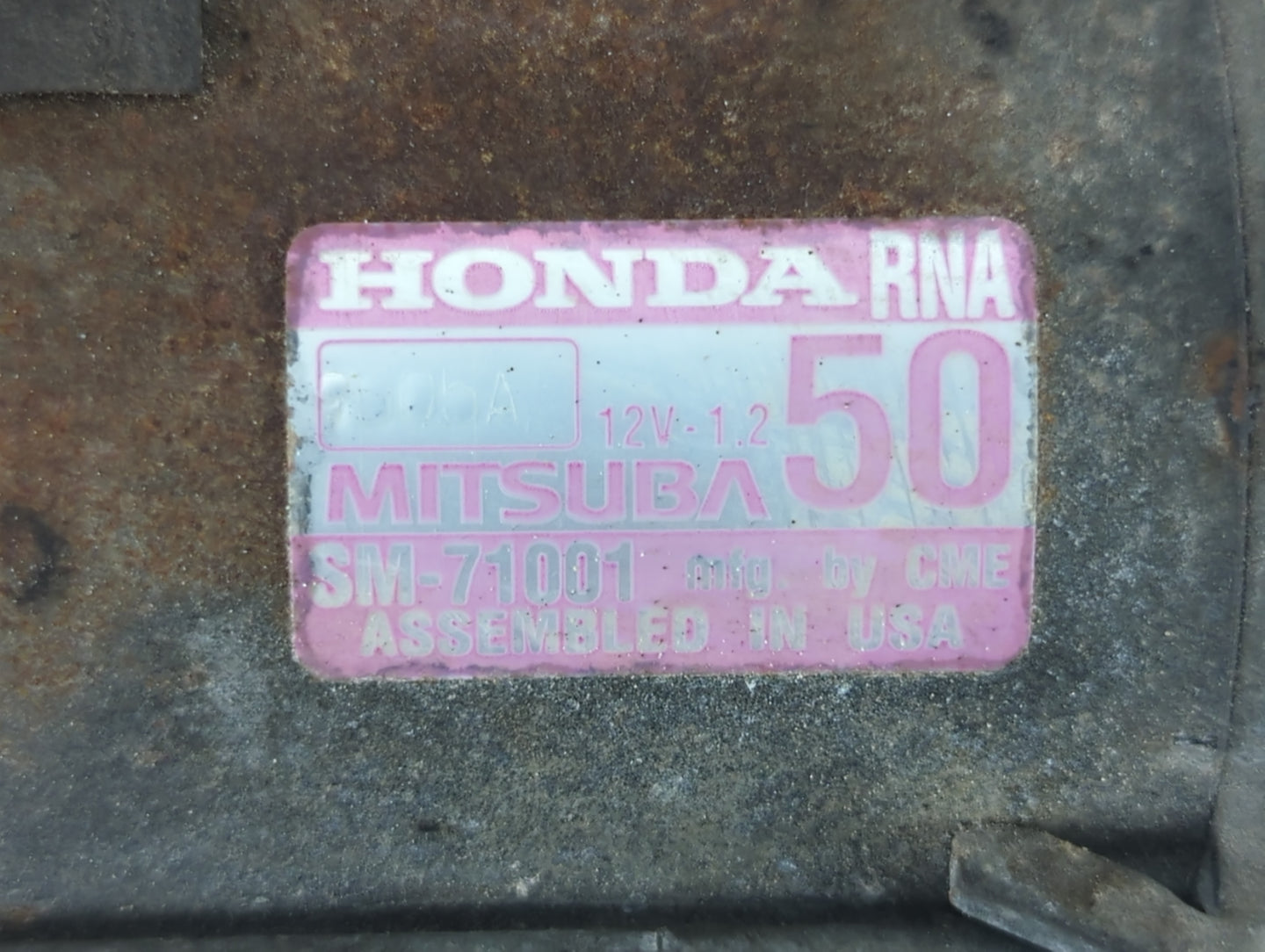 2006-2011 Honda Civic Car Starter Motor Solenoid OEM P/N:SM-71001 Fits Fits 2006 2007 2008 2009 2010 2011 OEM Used Auto Part