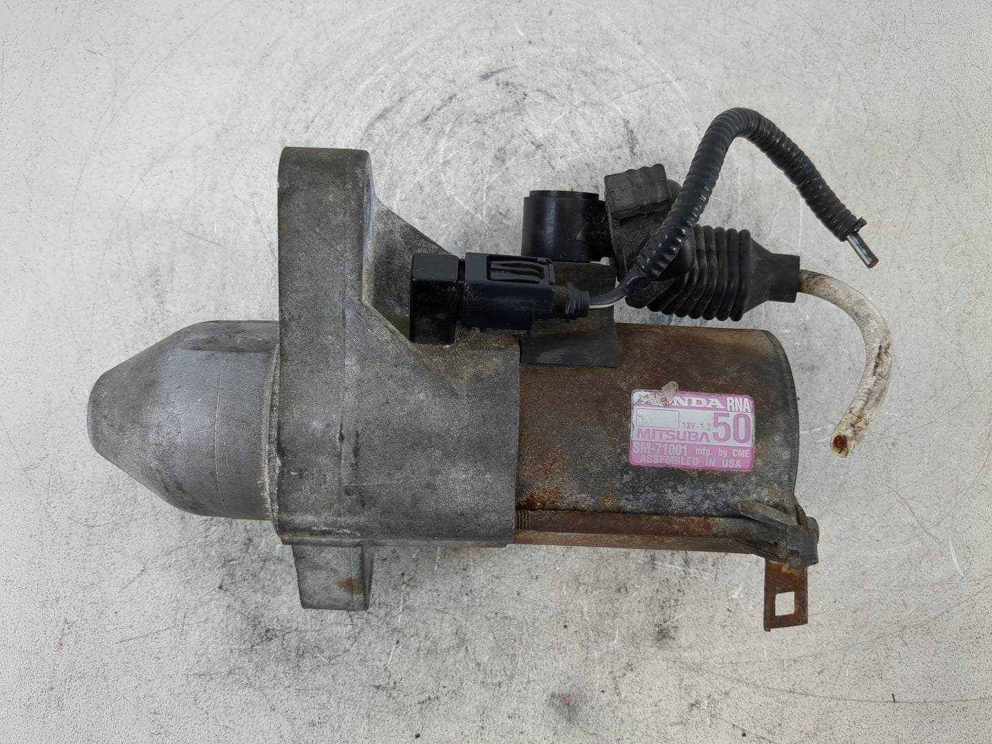 2007-2011 Honda Civic Car Starter Motor Solenoid OEM P/N:SM-71001 Fits Fits 2007 2008 2009 2010 2011 OEM Used Auto Parts - O