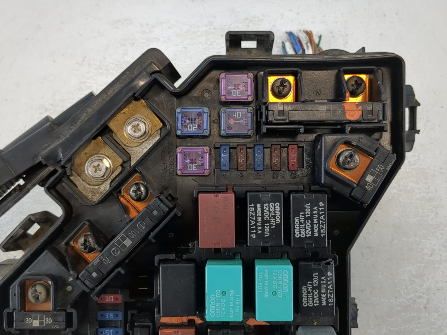 2008-2011 Honda Civic Fusebox Fuse Box Panel Relay Module P/N:SNA-A312 Fits Fits 2008 2009 2010 2011 OEM Used Auto Parts - O