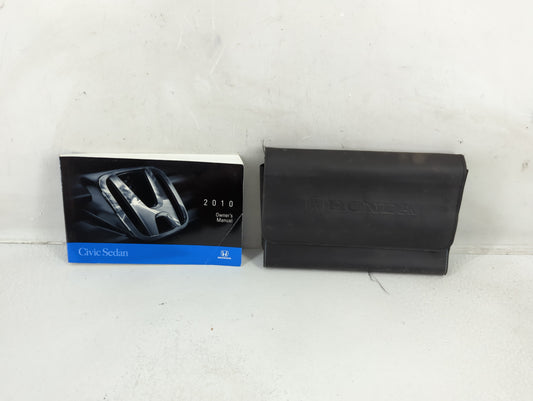 2010 Honda Civic Owners Manual Book Guide P/N:00X31-SNA-6400 OEM Used Auto Parts - Oemusedautoparts1.com