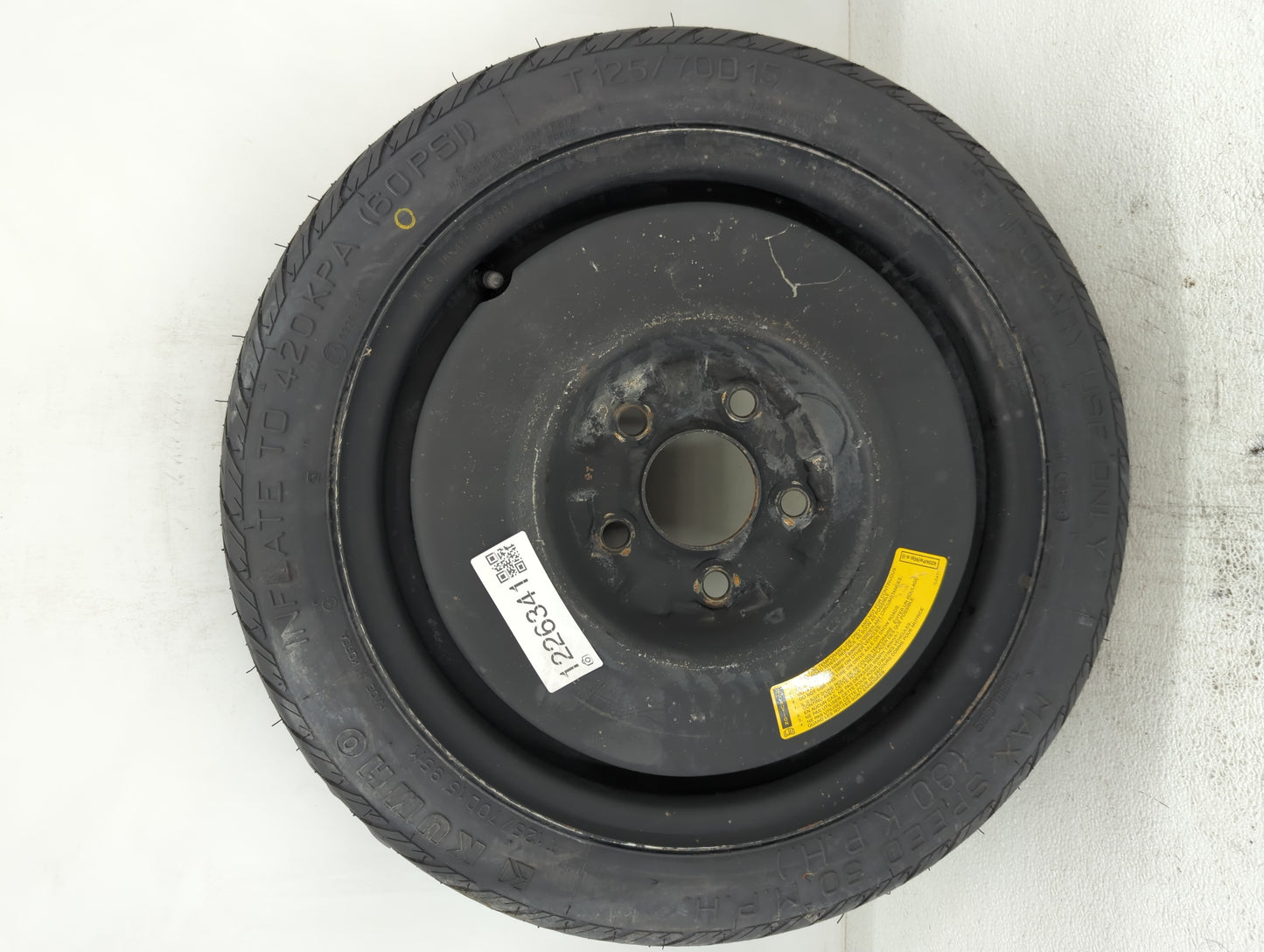 2006-2011 Honda Civic Spare Donut Tire Wheel Rim Oem - Oemusedautoparts1.com