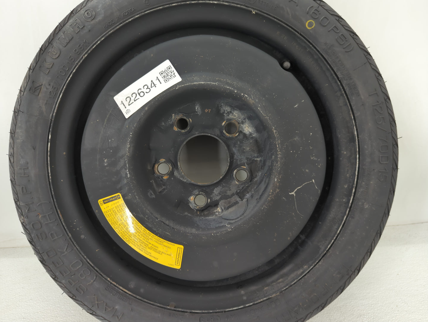 2006-2011 Honda Civic Spare Donut Tire Wheel Rim Oem - Oemusedautoparts1.com