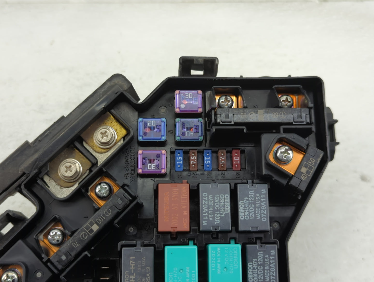 2008-2011 Honda Civic Fusebox Fuse Box Panel Relay Module P/N:38250-SNA-A01 Fits Fits 2008 2009 2010 2011 OEM Used Auto Part