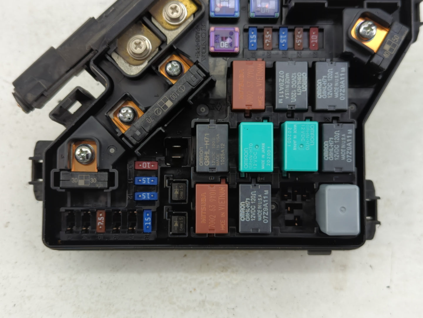 2008-2011 Honda Civic Fusebox Fuse Box Panel Relay Module P/N:38250-SNA-A01 Fits Fits 2008 2009 2010 2011 OEM Used Auto Part