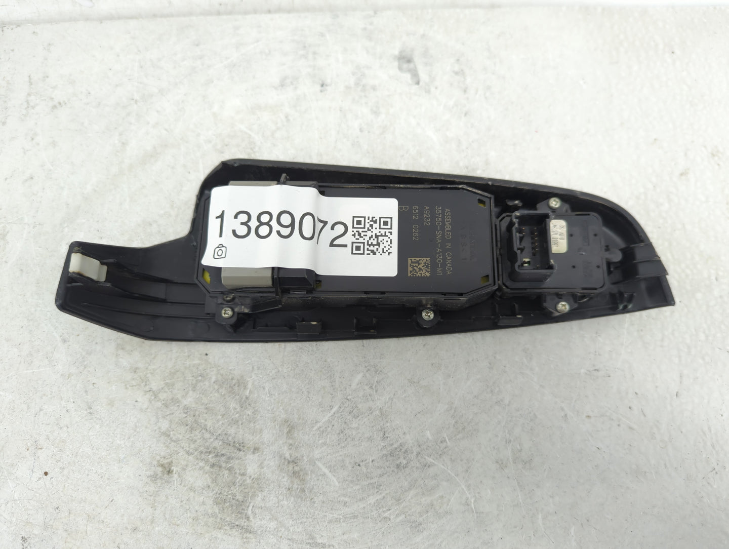2006-2011 Honda Civic Master Power Window Switch Replacement Driver Side Left P/N:35750-SNA-A130-M1 Fits OEM Used Auto Parts