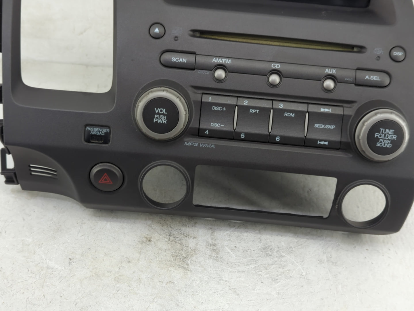2006-2011 Honda Civic Radio AM FM Cd Player Receiver Replacement P/N:39100-SNA-A620-M1 Fits Fits 2006 2007 2008 2009 2010 20