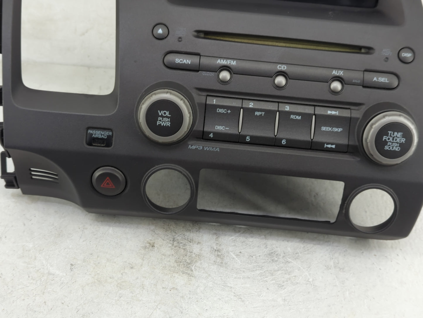 2006-2011 Honda Civic Radio AM FM Cd Player Receiver Replacement P/N:39100-SNA-A620-M1 Fits Fits 2006 2007 2008 2009 2010 20