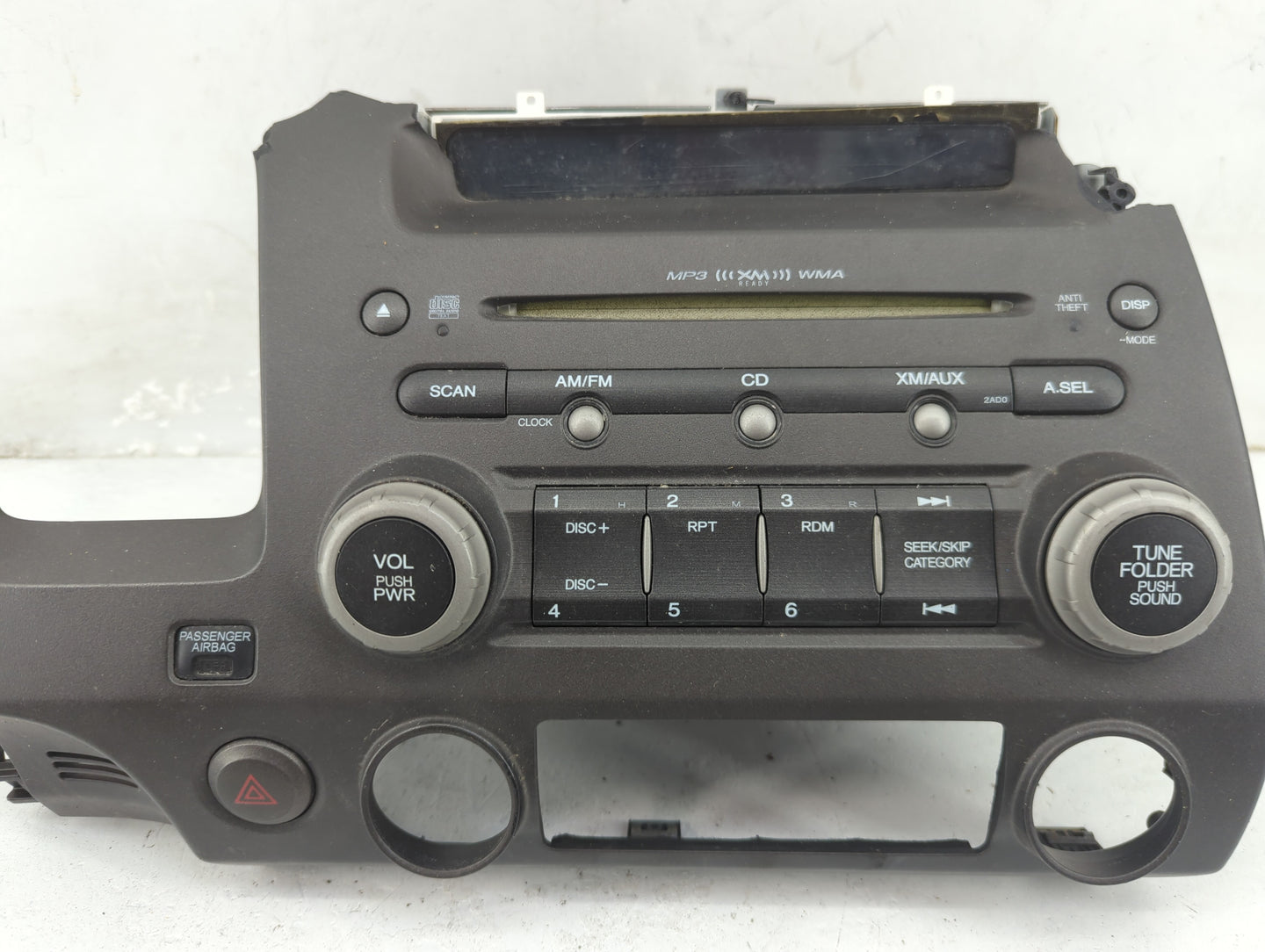 2006-2011 Honda Civic Radio AM FM Cd Player Receiver Replacement P/N:39101-SNA-A510-M1 Fits Fits 2006 2007 2008 2009 2010 20