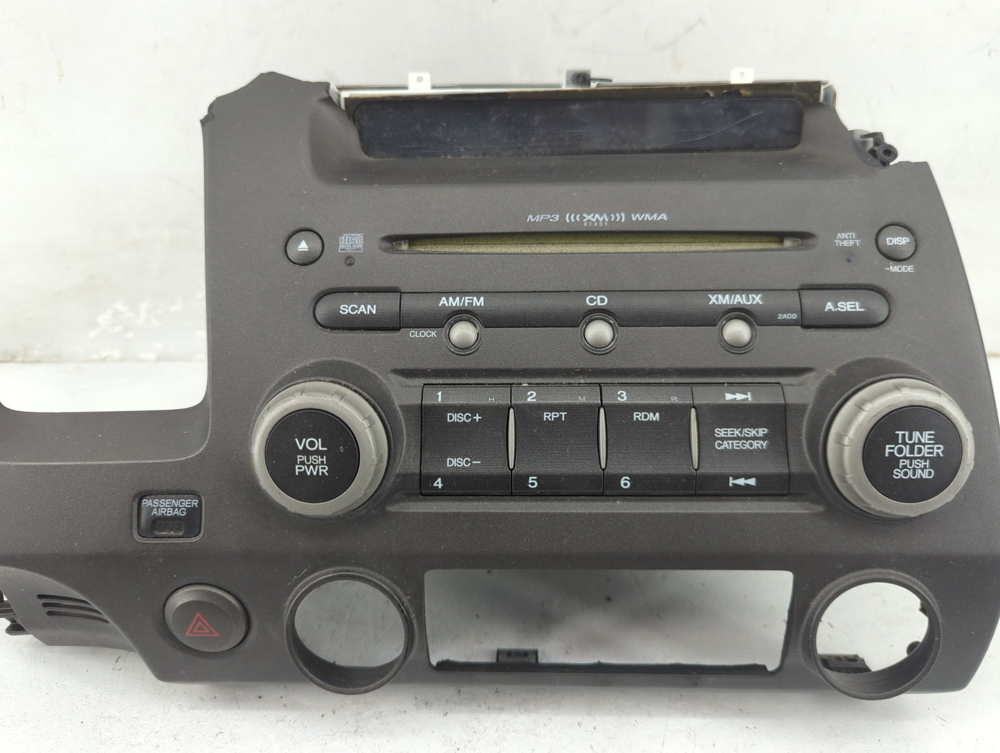 2006-2011 Honda Civic Radio AM FM Cd Player Receiver Replacement P/N:39101-SNA-A510-M1 Fits Fits 2006 2007 2008 2009 2010 20