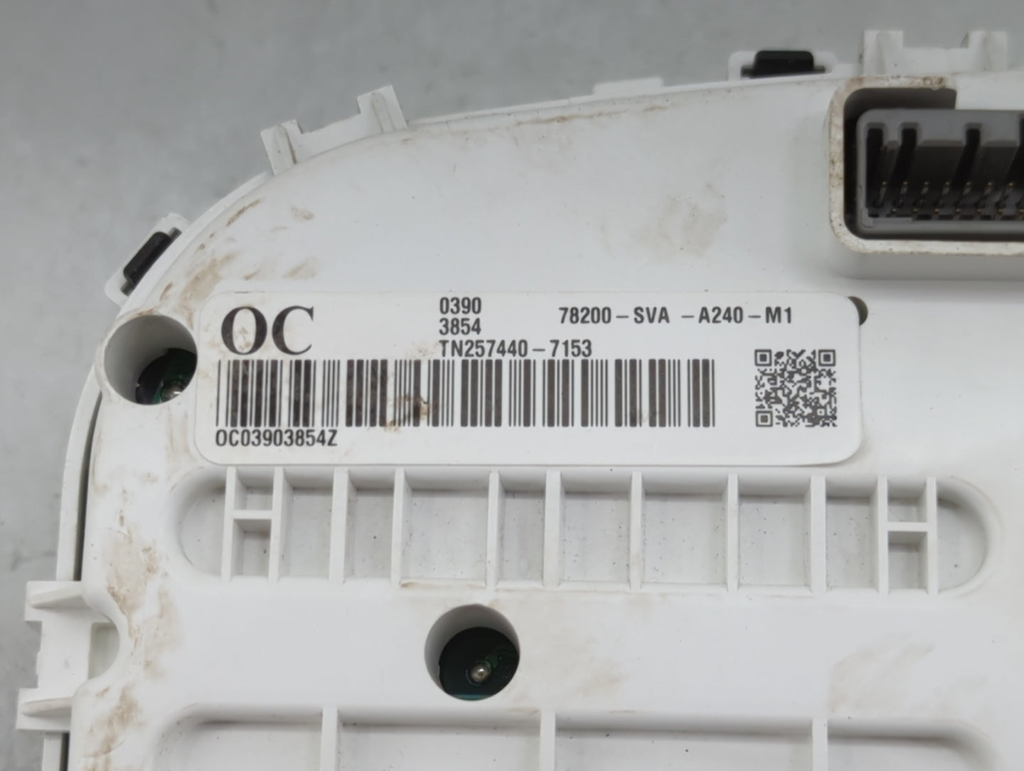 2006-2011 Honda Civic Instrument Cluster Speedometer Gauges P/N:78200-SVA-A240-M1 TN257440-7153 Miles: Fits OEM Used Auto Pa