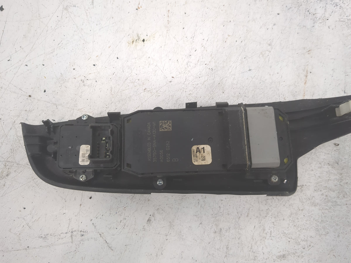 2006-2011 Honda Civic Master Power Window Switch Replacement Driver Side Left P/N:35750-SNA-A130-M1 Fits OEM Used Auto Parts