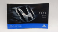 2010 Honda Civic Owners Manual Book Guide OEM Used Auto Parts - Oemusedautoparts1.com