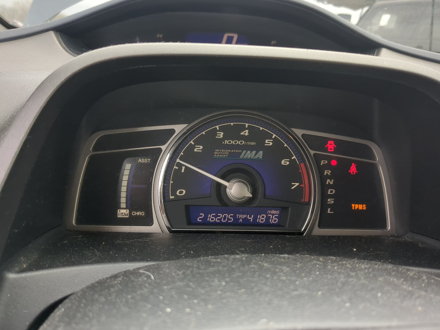 2006-2011 Honda Civic Instrument Cluster Speedometer Gauges Miles:216K Fits Fits 2006 2007 2008 2009 2010 2011 OEM Used Auto