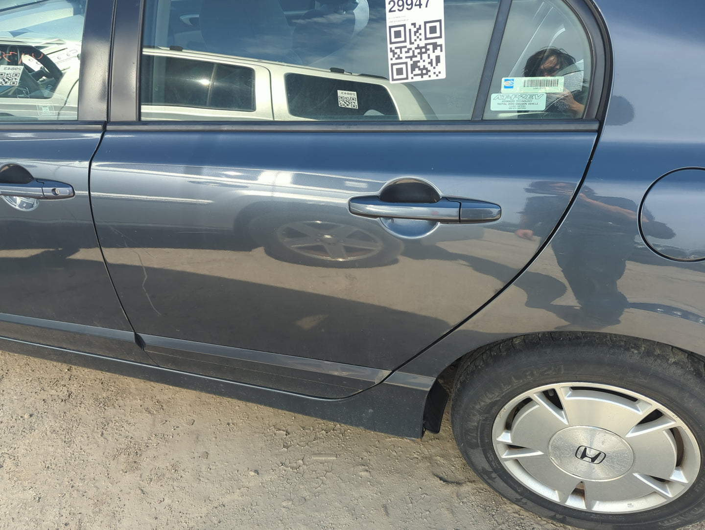 2006-2011 Honda Civic Driver Rear Door Oem 5012107 - Oemusedautoparts1.com