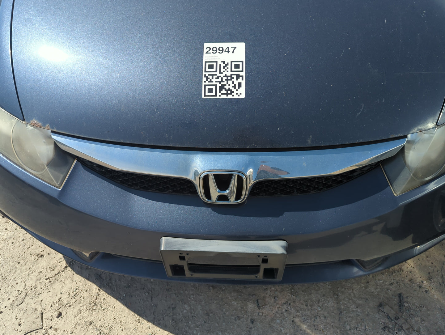 2009-2011 Honda Civic Front Grille Bumper Not Included 5012117 - Oemusedautoparts1.com