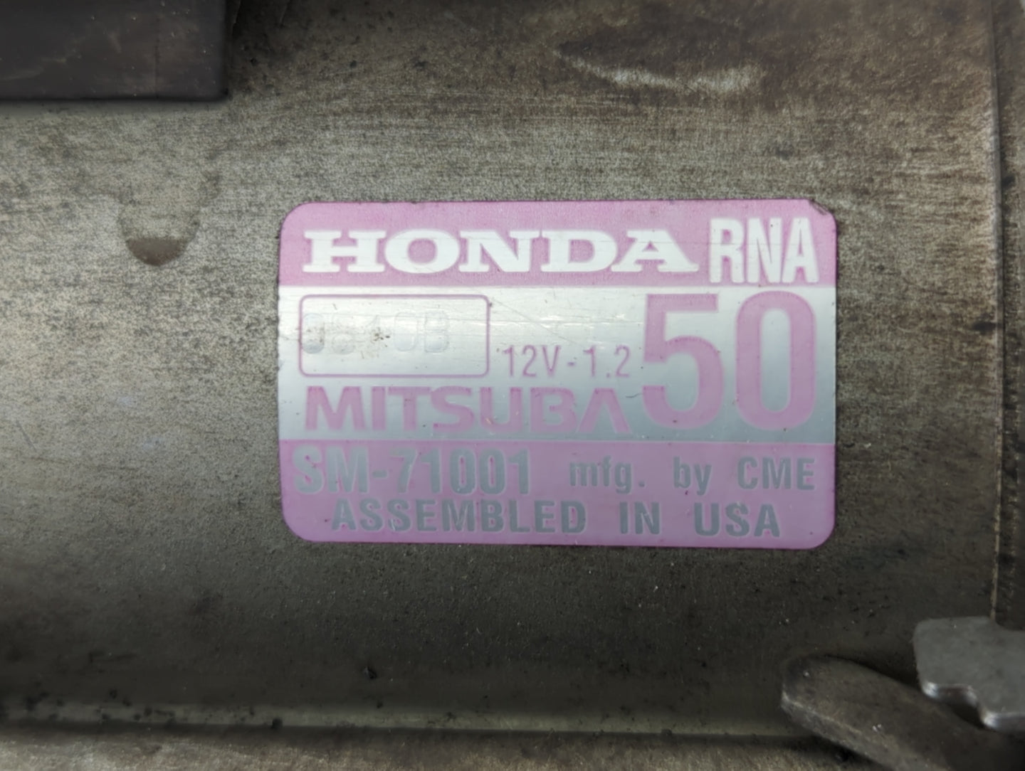 2006-2011 Honda Civic Car Starter Motor Solenoid OEM Fits Fits 2006 2007 2008 2009 2010 2011 OEM Used Auto Parts - Oemusedau