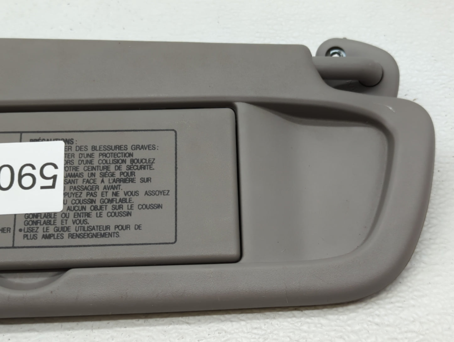 2006-2011 Honda Civic Sun Visor Shade Replacement Passenger Right Mirror Fits Fits 2006 2007 2008 2009 2010 2011 OEM Used Au
