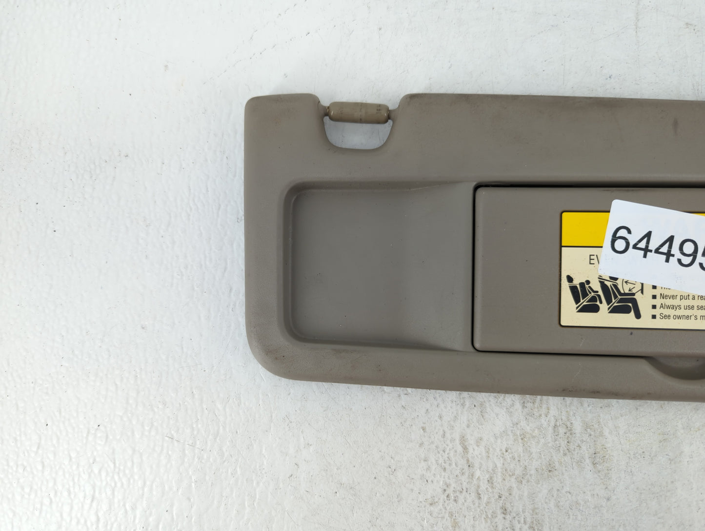 2006-2011 Honda Civic Sun Visor Shade Replacement Passenger Right Mirror Fits Fits 2006 2007 2008 2009 2010 2011 OEM Used Au