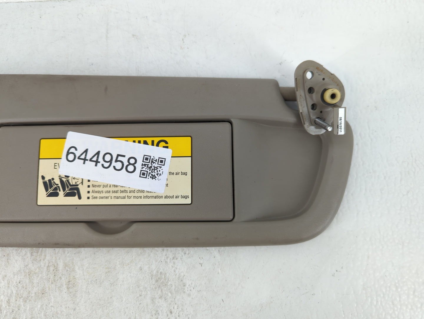 2006-2011 Honda Civic Sun Visor Shade Replacement Passenger Right Mirror Fits Fits 2006 2007 2008 2009 2010 2011 OEM Used Au