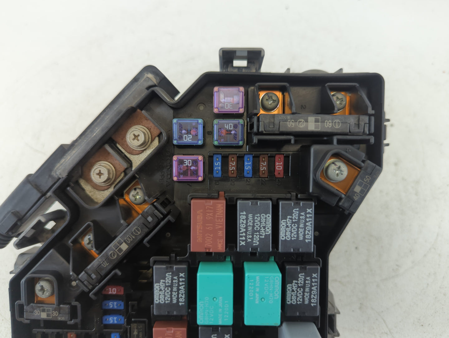 2008-2011 Honda Civic Fusebox Fuse Box Panel Relay Module P/N:SNA-A312 Fits Fits 2008 2009 2010 2011 OEM Used Auto Parts - O