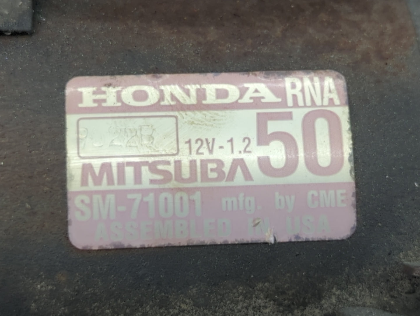 2006-2011 Honda Civic Car Starter Motor Solenoid OEM P/N:SM-71001 Fits Fits 2006 2007 2008 2009 2010 2011 OEM Used Auto Part